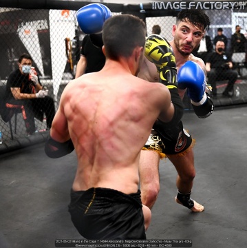 2021-05-02 Milano in the Cage 7 14044 Alessandro  Negroni-Giovanni Gallicchio - Muay Thai pro -63kg